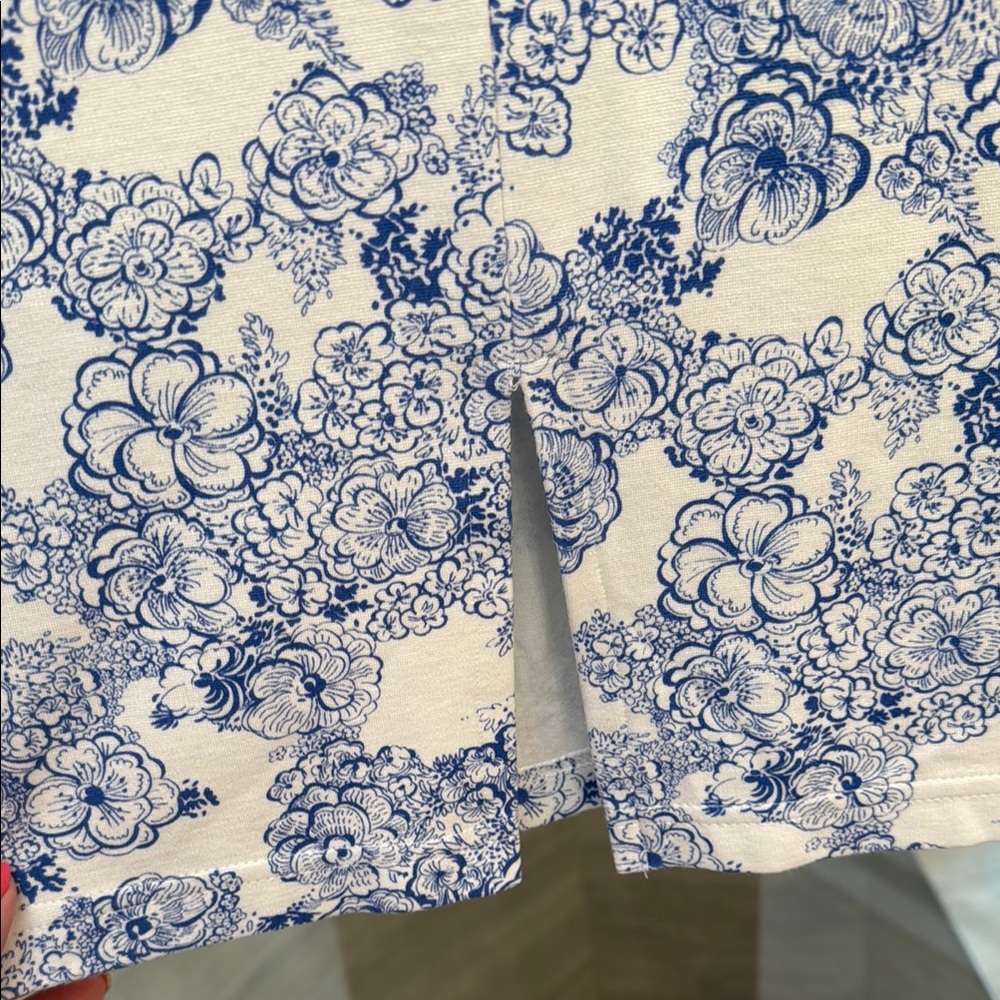 American Apparel Blue and White Pencil Skirt Casual Resort Wear - Picture 5 of 5